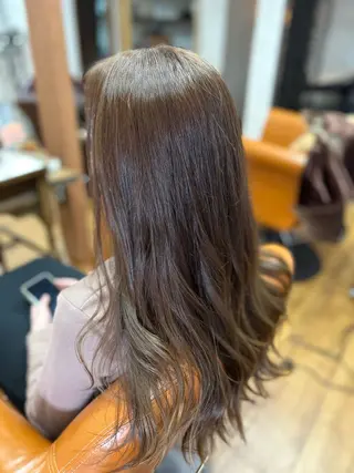 ロング カラー 美容室 Jフィドルファドル所属・わきた かずなのヘアスタイル