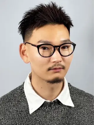 ショート ヘアアレンジ メンズ ⚡️メンズ特化⚡️ 倉林 隼大のヘアスタイル