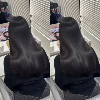 セミロング 半個室サロンyoures hair 髪質改善トリートメント東新宿店所属・榊原竜弥 髪質改善/美髪作りのヘアスタイル
