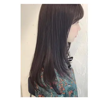 ロング カラー 嶋佐 昌大 シマサマオのヘアスタイル