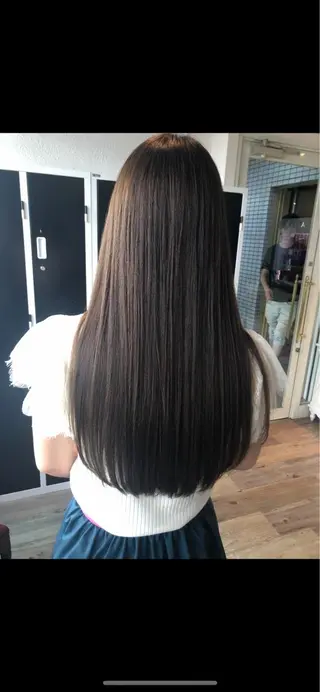 ロング カラー アンソニー ショウゴのヘアスタイル