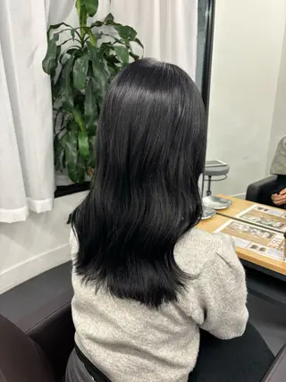 セミロング カラー オクダアキホ /透明感カラー🫧のヘアスタイル