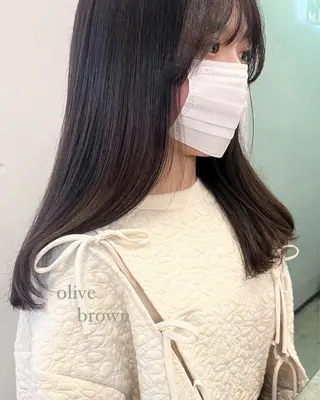 ロング カラー mizuho🐈⬛ 艶髪¦ダークトーンのヘアスタイル