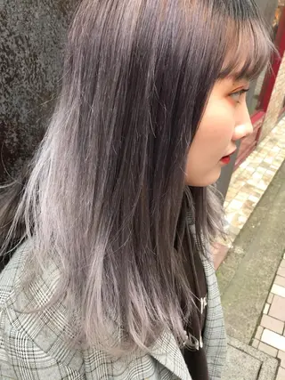 ロング カラー 🇰🇷カルマパーマ kaito🇰🇷のヘアスタイル