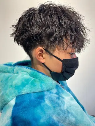 パーマ メンズ メンズスタイリスト/ 髪質改善/居場のヘアスタイル