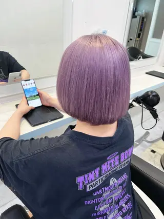 ミディアム 似合わせ艶カラー🪽 ひかる🪽🩶のヘアスタイル