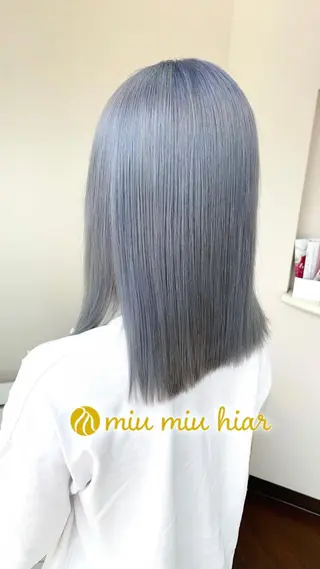 ミディアム カラー ビューティー　クララ所属・🌈miu miu hair✂️💕のヘアスタイル