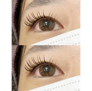 マツエク・マツパ chacha bla nc Amie 沖田のマツエク・マツパデザイン