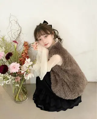 ロング カラー ヘアアレンジ autre所属・大久保 ひでなりのヘアスタイル