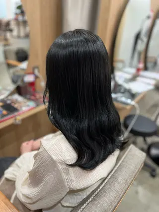 ミディアム カラー Rosso Hair&SPA 仙台店所属・仙台/髪質改善/艶髪 🫧ｼｽﾞｸのヘアスタイル