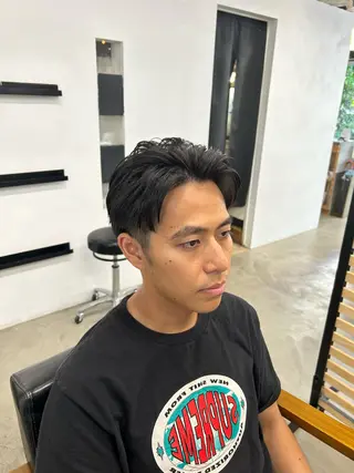 メンズ ピンとしない縮毛矯正 メンズスタイル小山光のヘアスタイル