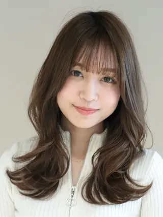 セミロング カラー 髙木美緒🌿 レイヤー/アレンジのヘアスタイル