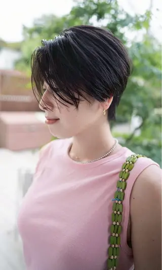 ショート 久米 杏奈のヘアスタイル