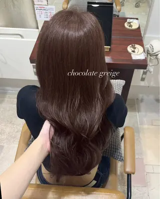 ロング カラー 透明感カラー／ 艶感カラー／RAMUのヘアスタイル