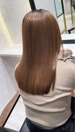 ロング 髪質改善ストレート Kantaのヘアスタイル