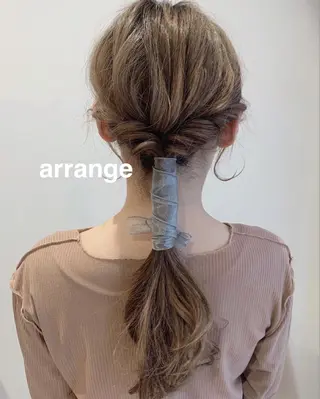 ロング ヘアアレンジ kitagawa mayuのヘアスタイル