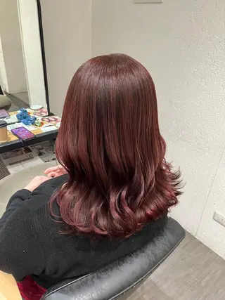 セミロング La fith hair wille 福山店【ラフィス ヘアー ヴィレ】所属・片平 帆香のヘアスタイル