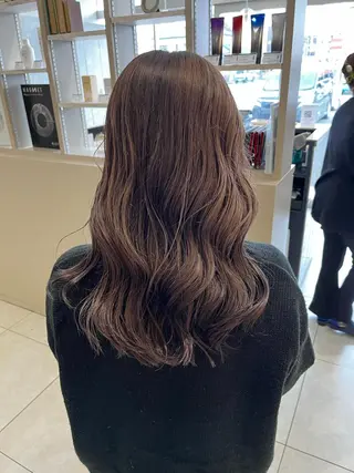 ロング カラー 吹田 駿 髪質改善縮毛矯正のヘアスタイル
