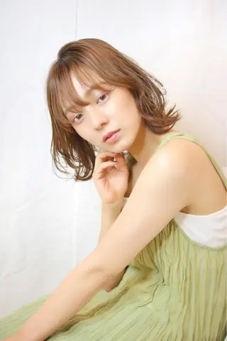 ミディアム Elle✂︎ Riinaのヘアスタイル