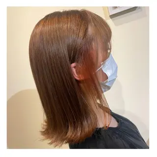 ミディアム カラー ❁⃘ ち だ り さ ❁⃘のヘアスタイル