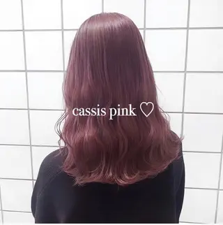 カラー RIKO👼🏻💓 韓国ガーリーのヘアスタイル