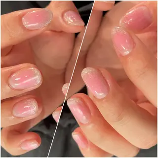 ネイル るか/透明感 カラー/アレンジのヘアスタイル