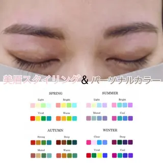 アイブロウ 韓国ヘア🖤 YURINAのヘアスタイル