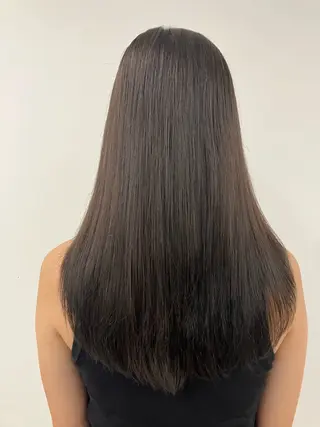 ロング カラー ヘアアレンジ 🫧透明感ラベンダー 似合わせ🫧あい🫧のヘアスタイル