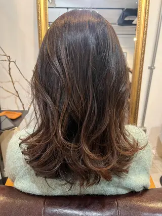 セミロング 小沼采唯👧🏼 海好きオヌちゃんのヘアスタイル