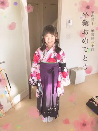 セミロング ヘアアレンジ Hair Salon Noel所属・吉田 由希子のヘアスタイル