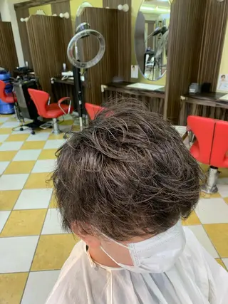 メンズ ササ　ユウキ/パーマ 縮毛矯正/髪質改善のヘアスタイル