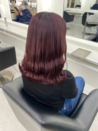 ミディアム カラー ParveMix いしいまお🌼のヘアスタイル