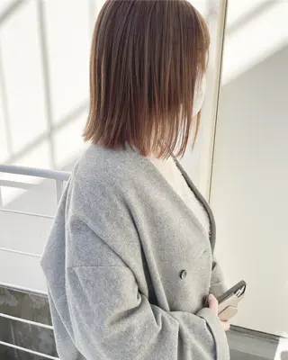 ミディアム カラー ハイトーン/ショート 村上淳乃🐥のヘアスタイル