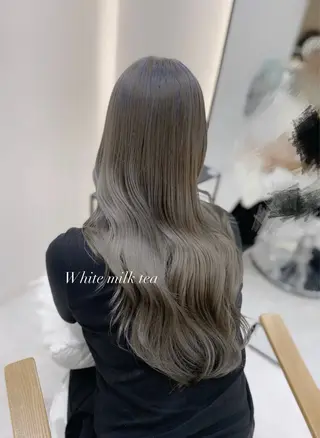 ロング カラー 艶髪・透明感カラー・ 韓国ヘア・Yuriのヘアスタイル