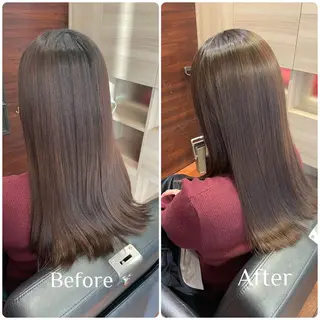 ロング 青山 結のヘアスタイル