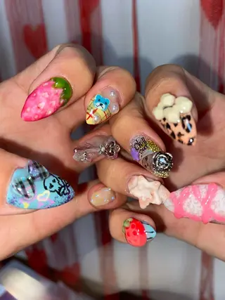 ネイル 福の爪 🍒福山千晴のネイルデザイン