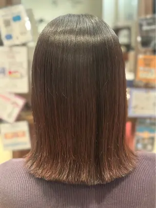 ミディアム パーマ bissflare 三津橋のヘアスタイル