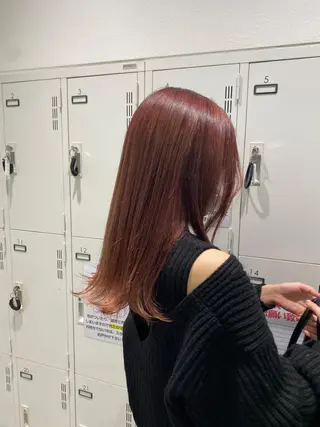 セミロング カラー THE ESCALA 町田所属・町田縮毛矯正/ 髪質改善/美髪特化のヘアスタイル