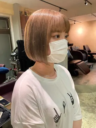 ショート カラー HACCH （ハッチ）所属・🪼ボブ/ハイトーン /髪質改善🪼のヘアスタイル