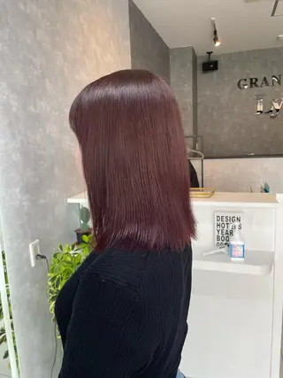 ミディアム カラー 透明感カラー/高畑 /名古屋/山口航輝のヘアスタイル