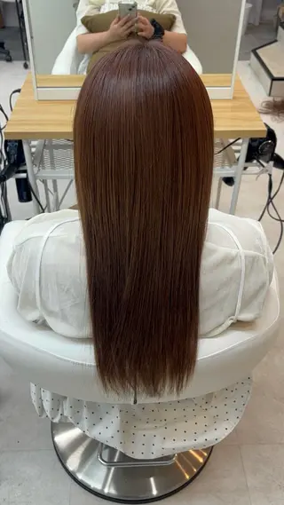 ロング カラー 藤原 亜美果のヘアスタイル