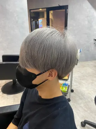 ショート カラー メンズ ツイストスパイラル/ メンズ特化/中川誠也のヘアスタイル