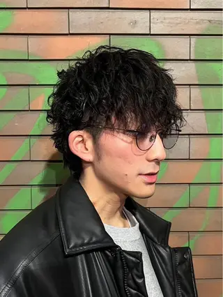 パーマ ヒロ銀座barber shop 本店所属・つつみうち ふわりのヘアスタイル