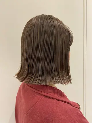 カラー ボブ/透明感カラー 🧸YUI❤️のヘアスタイル