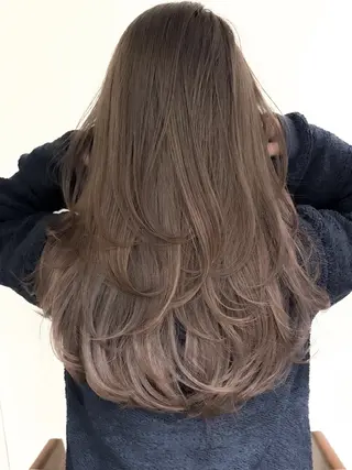 セミロング 表参道/レイヤー/ 髪質改善/ryoのヘアスタイル
