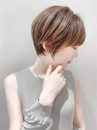 ショート カラー LA KING GINZA TOKYO所属・🧡ショートの達人 🧡SHOのヘアスタイル