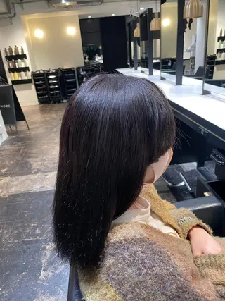 ミディアム 🌈縮毛矯正.カラー しゅんすけ🌈のヘアスタイル