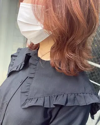 ミディアム カラー 後藤紗英/髪質改善 /オリーブベージュのヘアスタイル