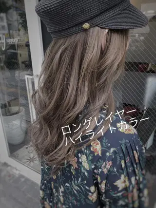 ロング カラー 山本 芳喜のヘアスタイル