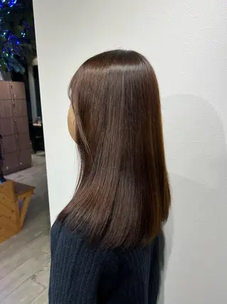 セミロング FUJIIKANON /ケア‪透明感カラーのヘアスタイル